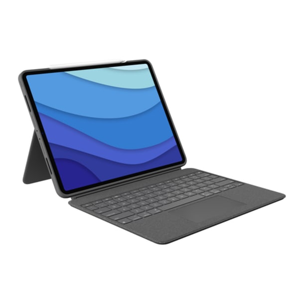 Logitech Combo Touch, QWERTY, Nordic, Styrplatta, 1,8 cm, 1 mm, Apple