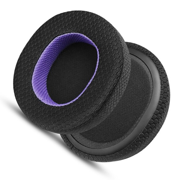 Åndbare ørepuder til SteelSeries Arctis hovedtelefoner - Sort/Lilla