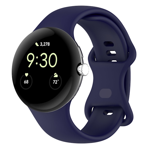 Silikoneurrem til Google Pixel Watch 3 Blå L