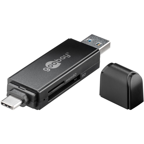 USB 3.0, USB-C™-kortläsare 2-i-1