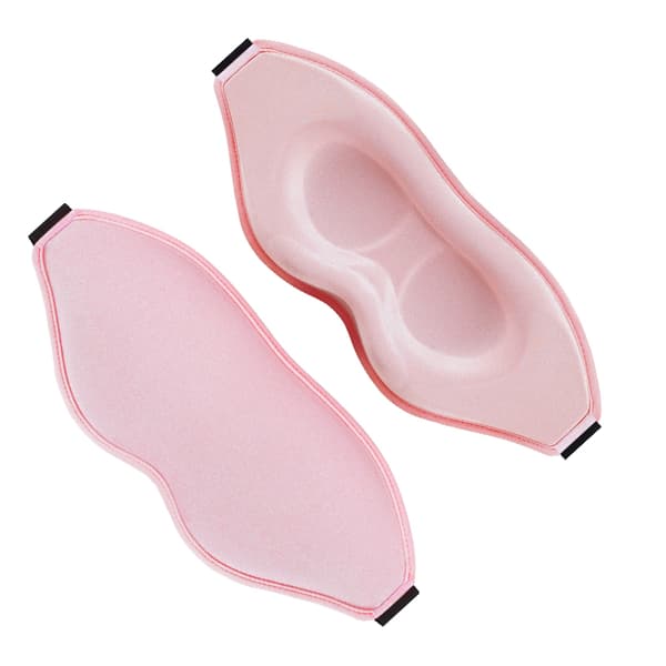 Sömnmask, 3D-formad ögonmask för att sova med öronproppar Pink Pink