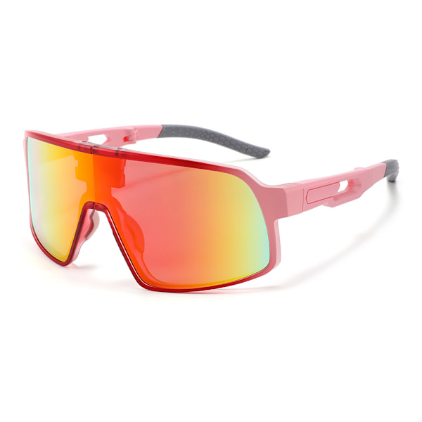 Foldbare sports solbriller med etui - Pink stel