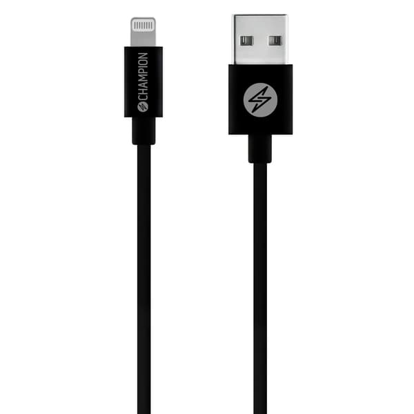 USB-A-Lightning-kaapeli 2m musta