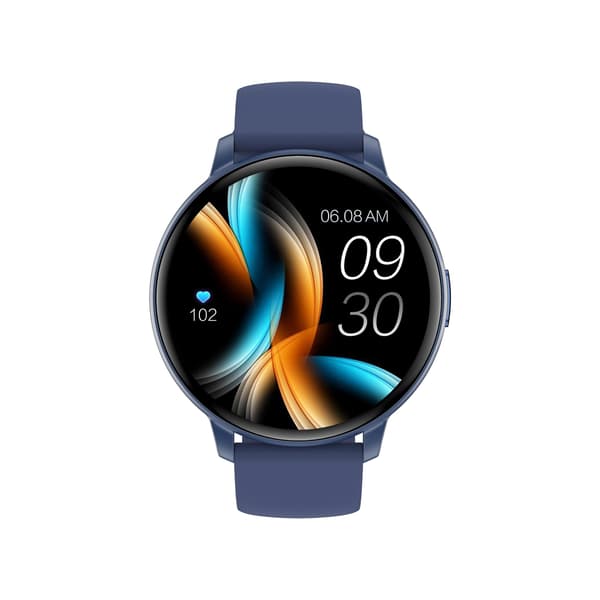 C66 Multifunktionell Smartwatch med Bluetooth-samtal & Hälsoövervakning, kompatibelt med Android och iOS Blue Blue