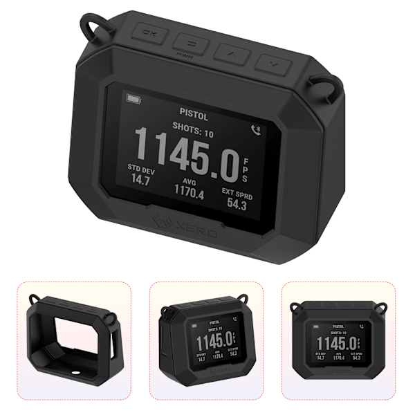 Silikone beskyttelsesetui til Garmin Xero C1 PRO Sort