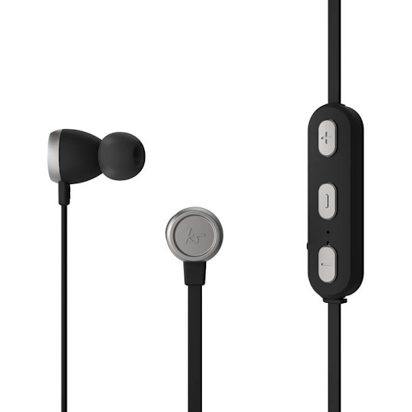 KITSOUND Hörlur Hudson Sport In-Ear Trådlös Silver