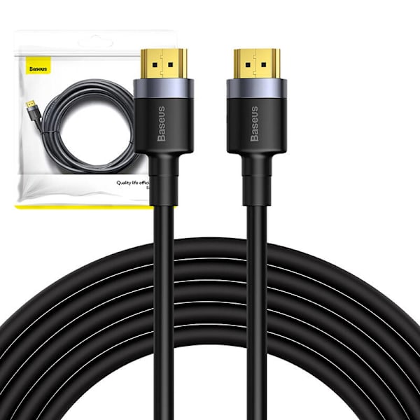 Baseus Cafule 4KHDMI hane till 4KHDMI hane adapterkabel 5m svart
