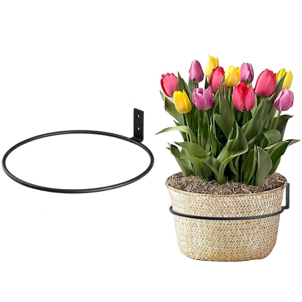Vägghållare för blomkrukor L