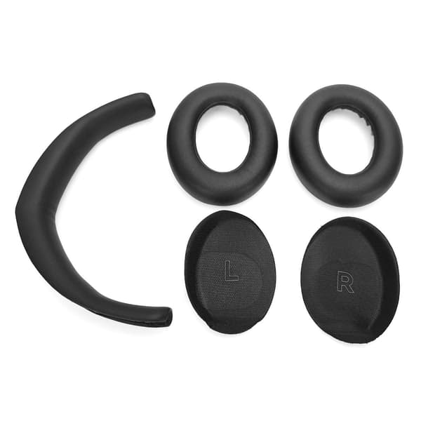Öronkuddar och kudde för huvudbåge för Bose QC Ultra Black Black