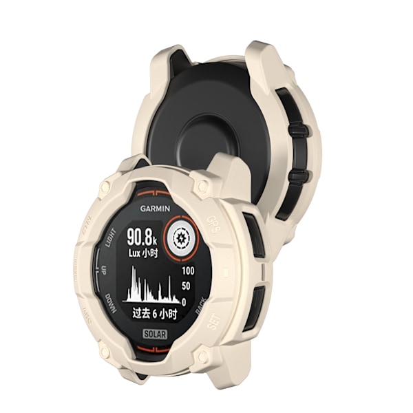 Stardust skyddsfodral för Garmin Instinct 3 Vit 45 mm