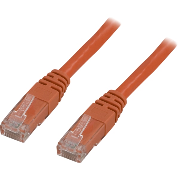 U/UTP Cat6 patch cable, LSZH, 1m, orange