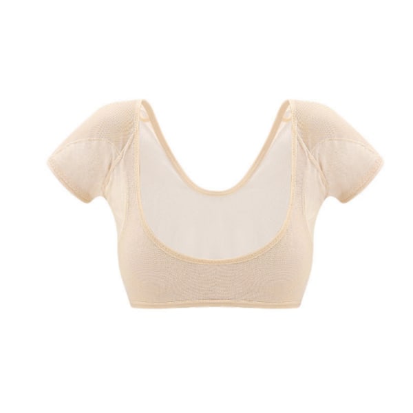 Sommer svedtransporterende mesh bomuldsvest Beige M