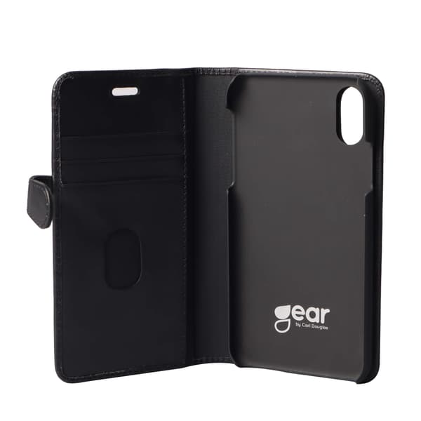 Wallet Læder iPhone XS Max Sort