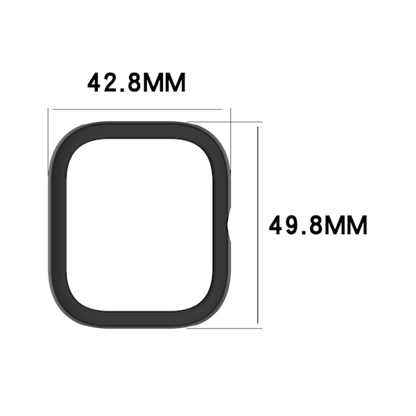 Suojakuori Redmi Watch 5- ja Watch 4 -kelloille Musta