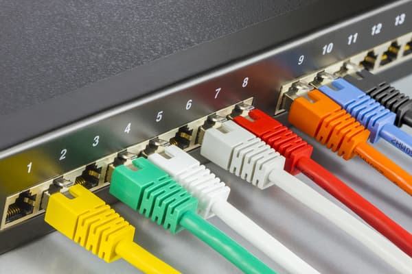 F/UTP Cat6 patch cable, LSZH, 0.75m, grey