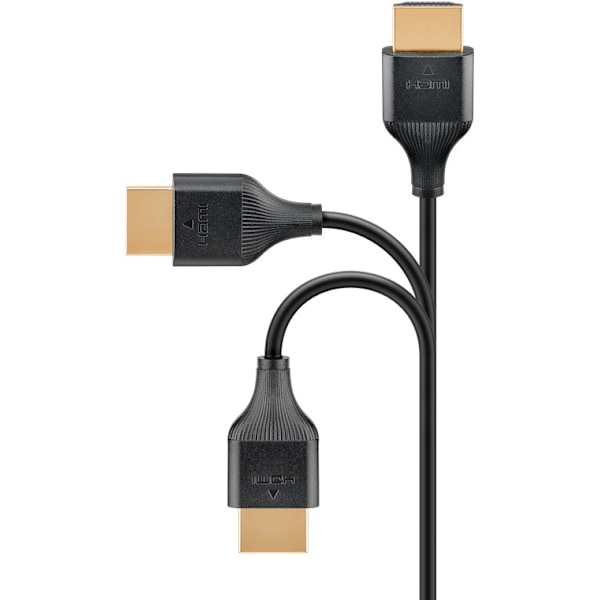 Slim Höghastighets HDMI™-kabel med Ethernet