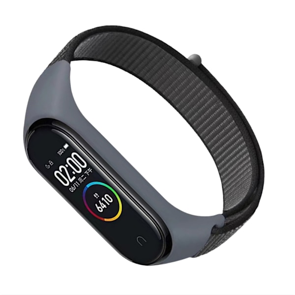 Klockarmband i Nylon för Xiaomi Band 8/9 Grå