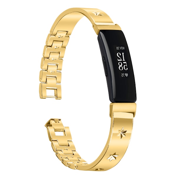 Halvarmring i rostfritt stål för Fitbit Inspire 1/2 Guld