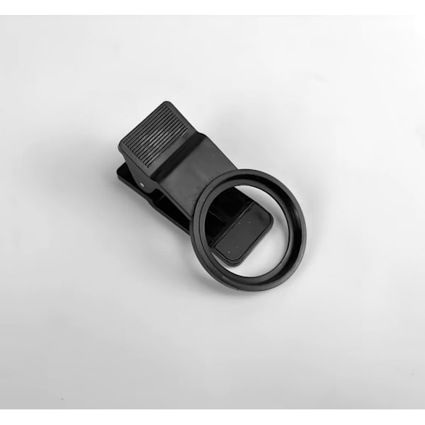 Universal Lens Adapter Ring Clip til smartphone Sort