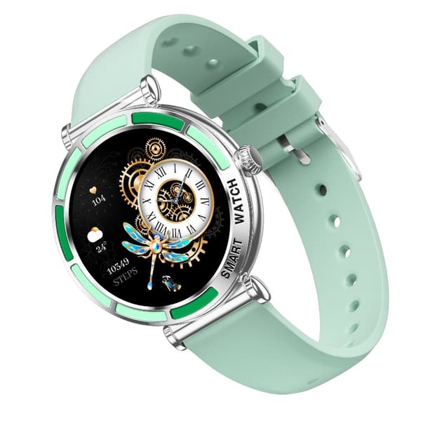 Multifunktionell Smartwatch med Bluetooth-samtal och Hälsoövervakning, kompatibelt med FitCloudPro LightGreen LightGreen