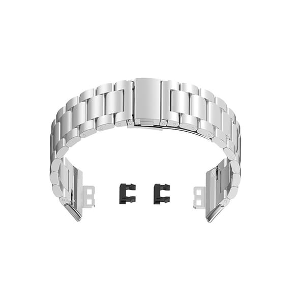 Rostfritt stål klockarmband för Huawei Watch Fit Silver Silver