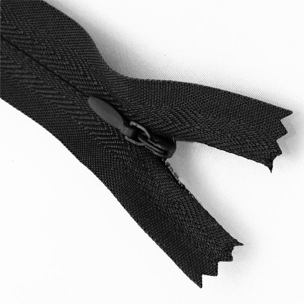 Osynlig dragkedja 3# Svart 60cm - 10 st