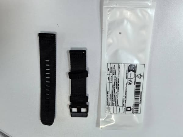 Nylon Klockarmband för Garmin Forerunner 255/265/245 Smartwatch Black S Black S