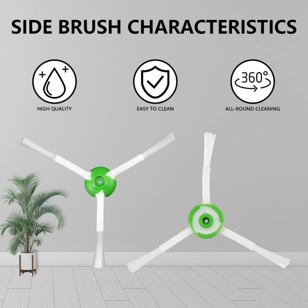 INF Tillbehör för robotdammsugare iRobot Roomba i7, i7+, E5, E6, i6, i3, i3+ 16 delar