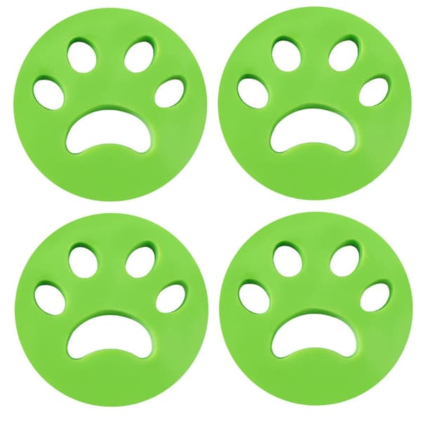 Pälsborttagare för kläder - tar bort hund/katthår Grön 4-pack
