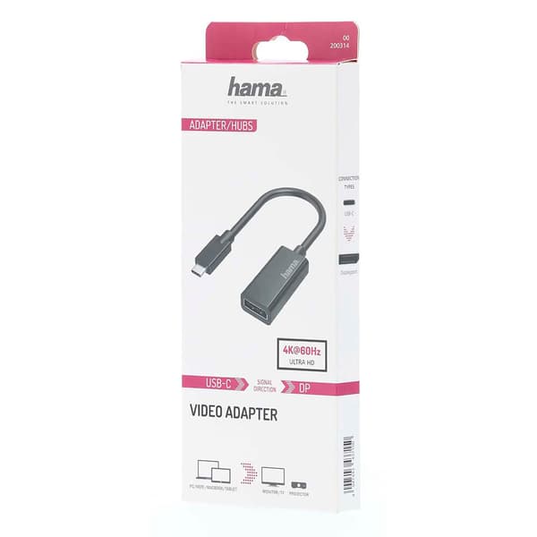 Adapter Video USB-C till DisplayPort Ultra-HD 4K