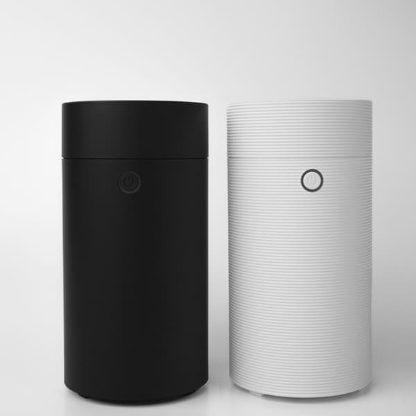 USB ultralyds aroma-diffuser 55ml til bil og skrivebord – bærbar cool-mist, lav støj, automatisk slukning, USB 5v 5w