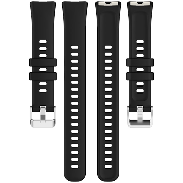 Silikone urrem til Huawei Band 9 & Band 8 Sort