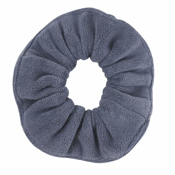 Bløde Microfiber Hårelastikker - 4 Pak Blandede Farver Grey Grey