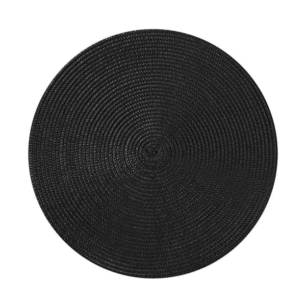 Sæt med 6 Dækkeservietter Black Black