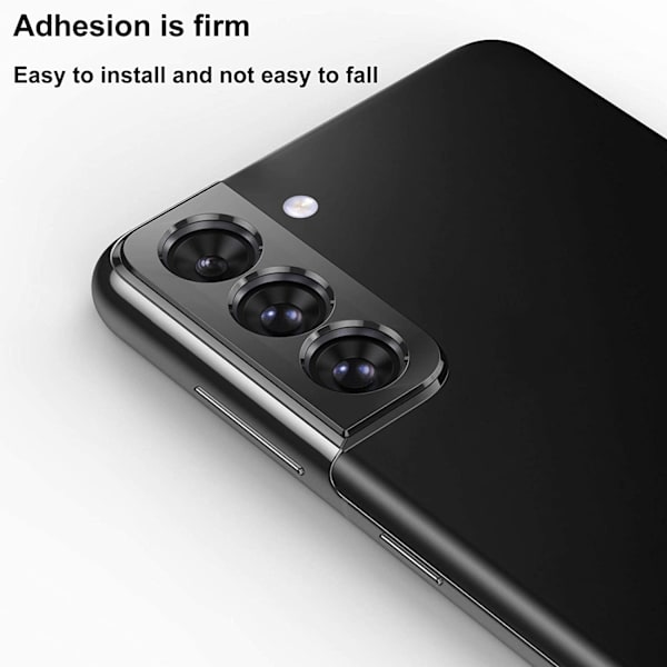 Samsung S21 Plus linsskydd aluminiumlegering Svart