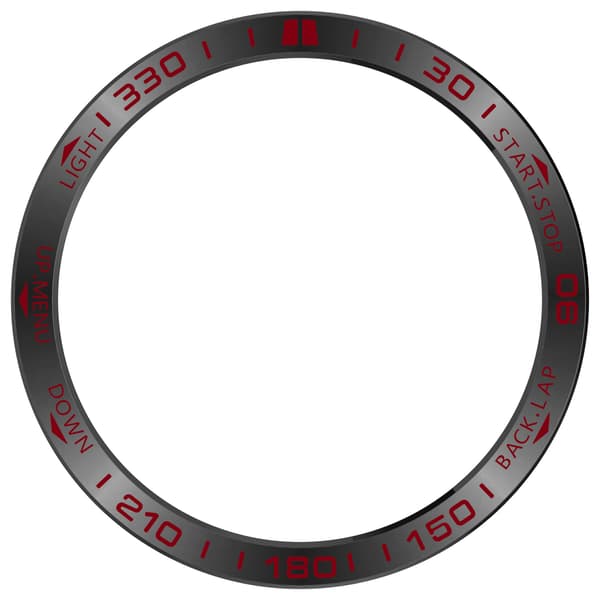 Garmin Tactix 8 51mm AMOLED Bezel - Black Red Racing Edition