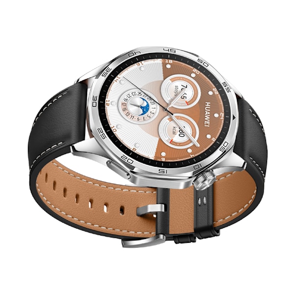 Aito nahkaranneke Huawei GT5:lle 22 mm Musta