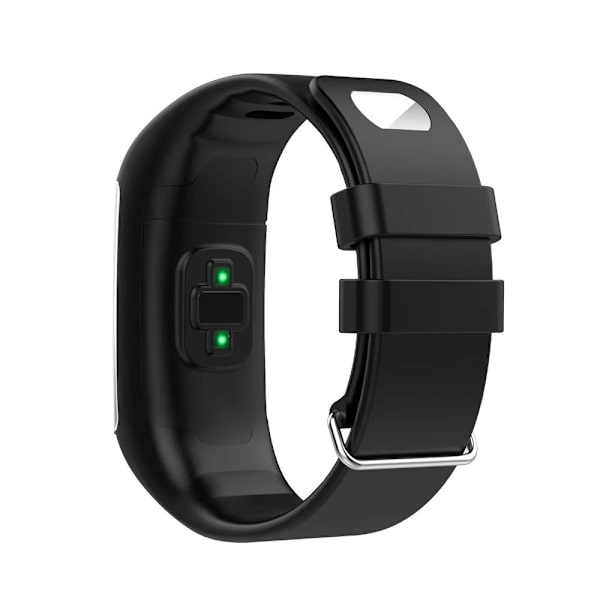 Silikone udskiftningsrem til Polar A360 A370 Black Black