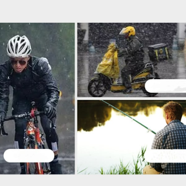 Vandtæt cykelregnjakke til udendørs vandreture og pendling L