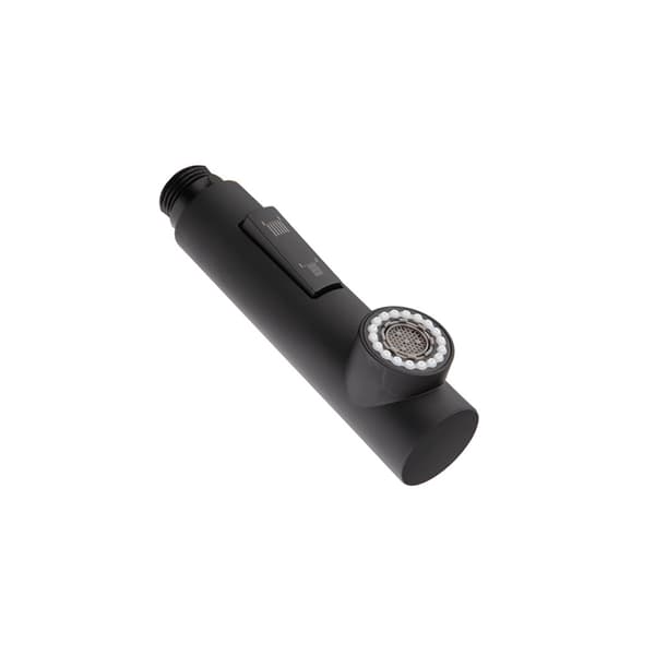 Uttagbar kökskran med spruta Black Black