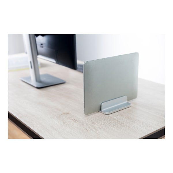 Adjustable vertical laptop holder, 5kg, alumimnum