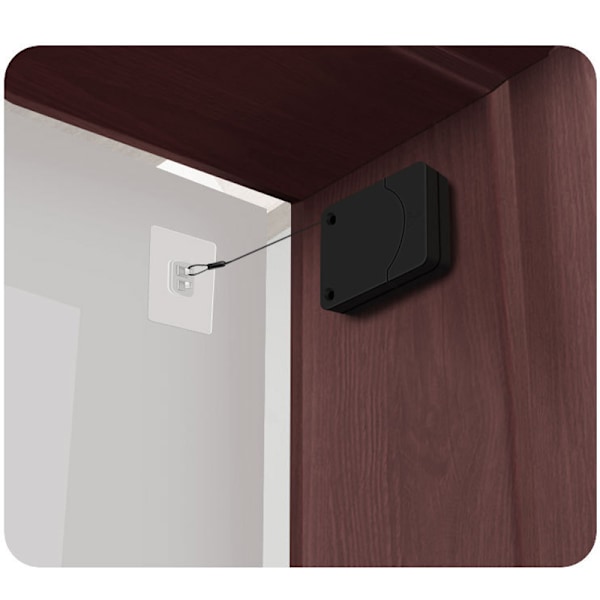 Hvid automatisk dørlukker - Forbedret buffer, nem installation