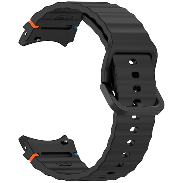 Samsung Watch 7.6 Bølget Syning Rem Sort