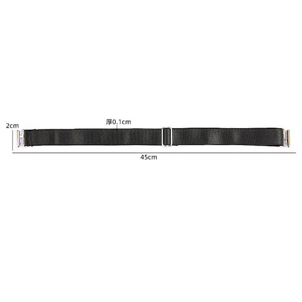 Stay-Up sukkanauhat - 1,5 cm leveä, 45 cm pitkä