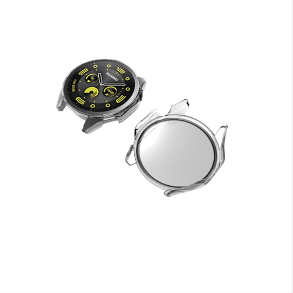 Huawei GT4 41MM karkaistua lasia oleva näytönsuojakotelo Musta Läpinäkyvä