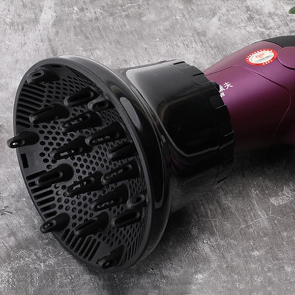 Vikbar Curlingdiffuser för Hårtork Black Black