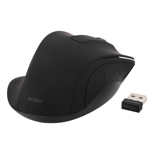 Wireless optical mouse 2.4GHz, 3 buttons w/ a scroll, black