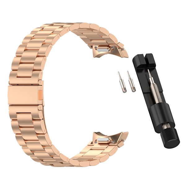 Snyggt armband i rostfritt stål för Samsung Galaxy Watch 7/FE Svart