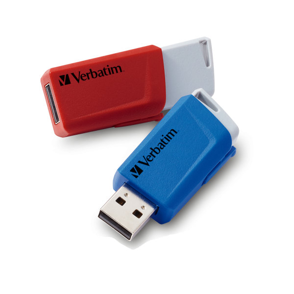 Store N Click USB 3.0 2x 32GB red & blue Blå, Grå, Röd