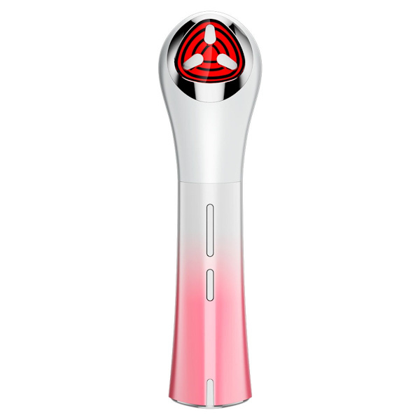7-farvet LED Microcurrent Ansigtsmassager: EMS-terapi, løft og hudforyngelse Pink Pink